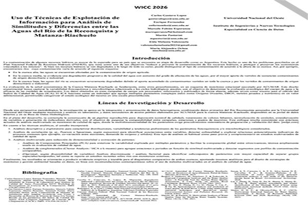 Uso de Técnicas de Explotación de Información para Análisis de Similitudes